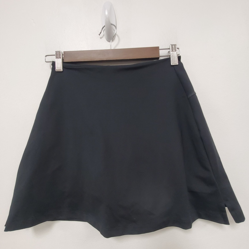Girlfriend Collective Womens Pull On Athletic Skort Size S Black Workout Tennis